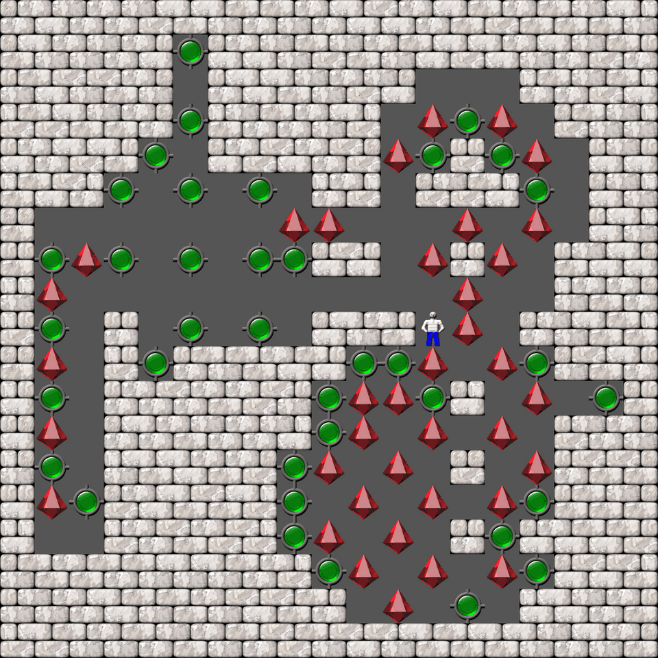 Сокобан More Bugs collections уровень 510